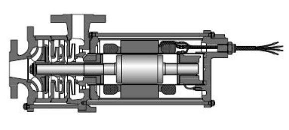 Wasser-schirmte horizontale Mehrstufenpumpen-Abkühlung elektrische Pumpe Blm-Art 2900r Min ab