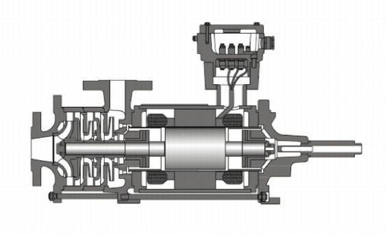 Industrielles einzelnes Stadium und Mehrstufenpumpen können Motor-Pumpe 200m3 H